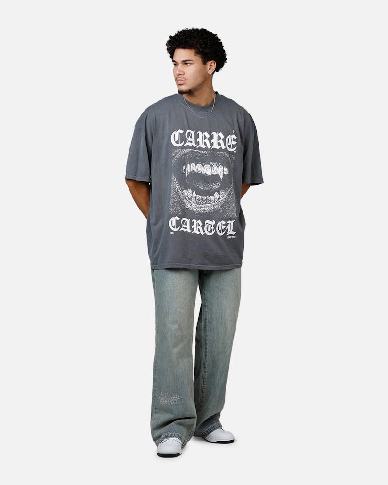 Carre Cartel T-Shirt Washed Charcoal