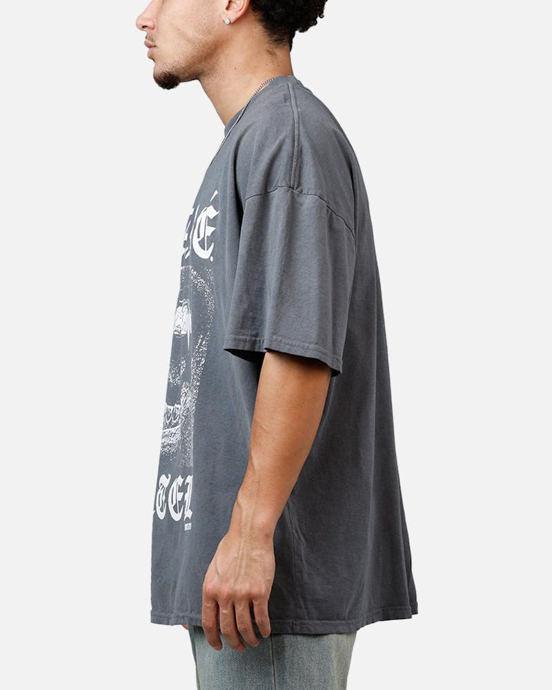 Carre Cartel T-Shirt Washed Charcoal