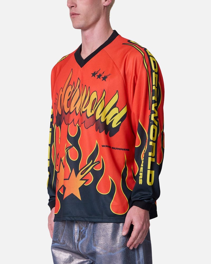 MNML Underworld Moto Long Sleeve T-Shirt Multi