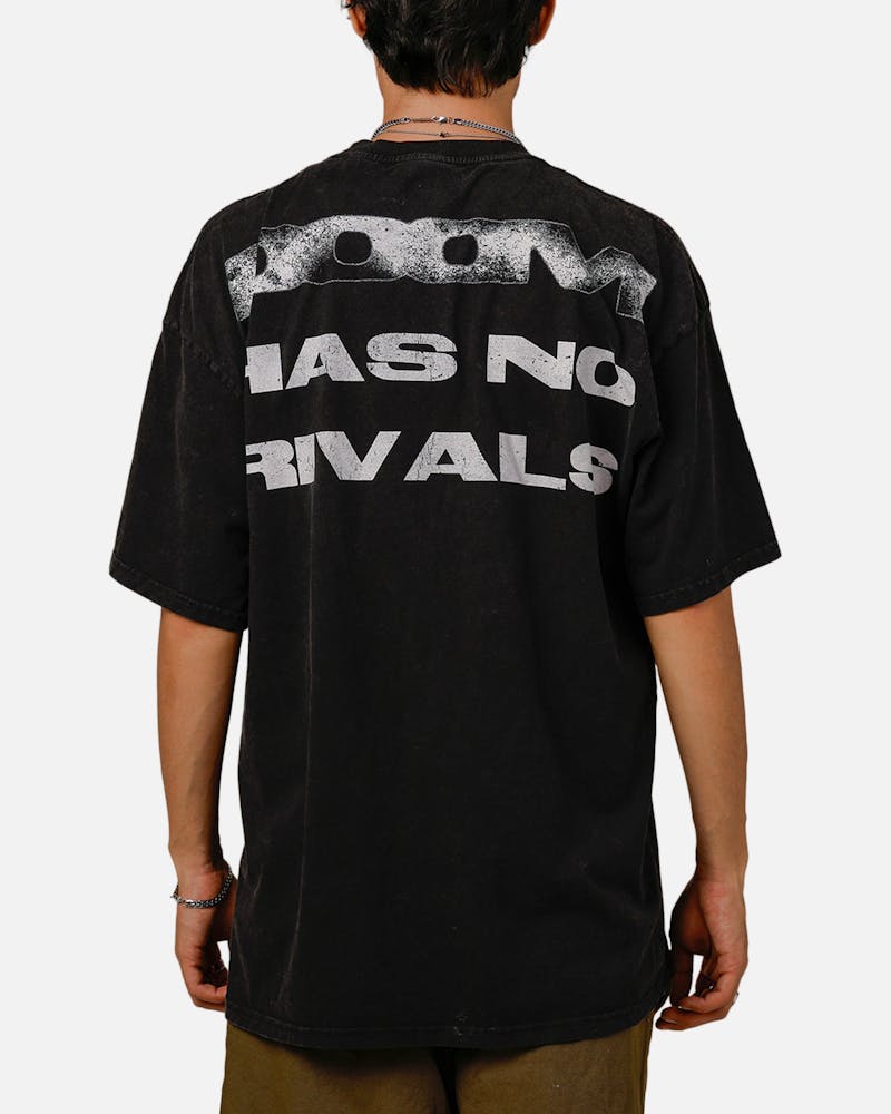 Goat Crew Marvel Doctor Doom No Rivals Vintage T-Shirt Black Acidwash
