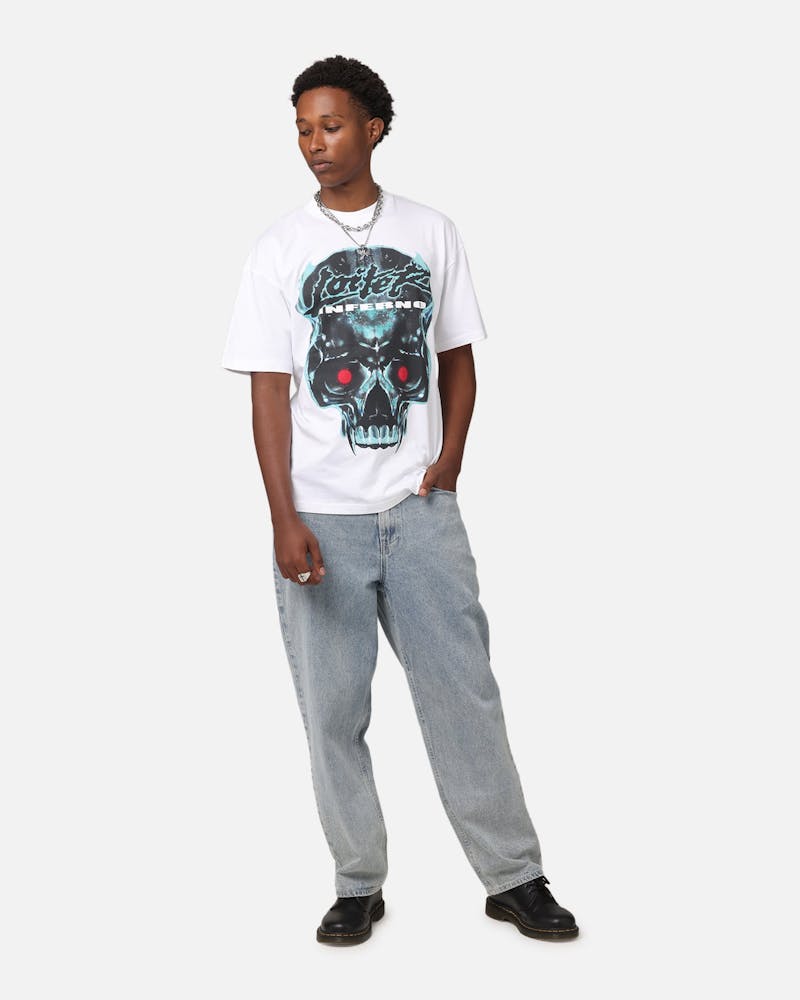 Loiter Inferno Drop T-Shirt White