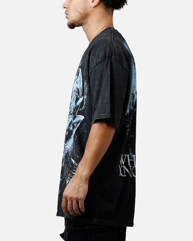 Goat Crew X Game Of Thrones Night Kings Vintage T-Shirt Black Acidwash