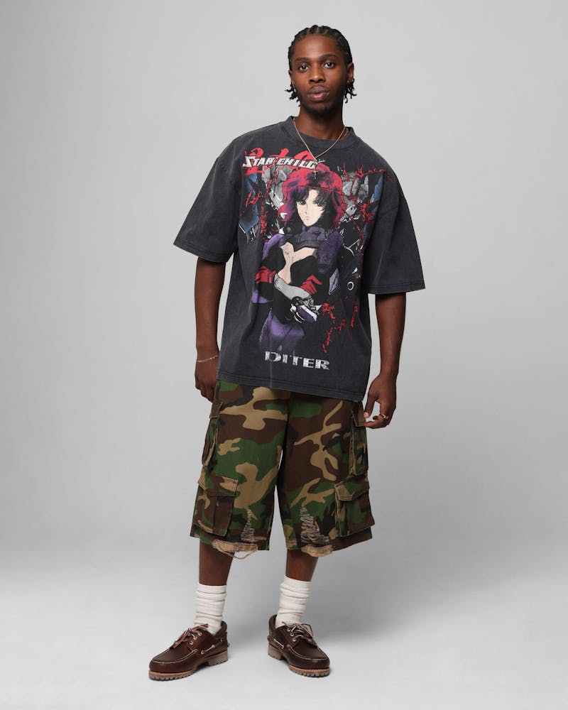 Loiter Valkyrie Vintage T-Shirt Black Wash