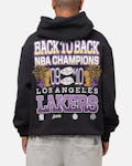 Mitchell & Ness Los Angeles Lakers Back To Back Hoodie Faded Black