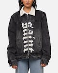 Saint Morta Gothic Distressed Denim Jacket Dirty Denim