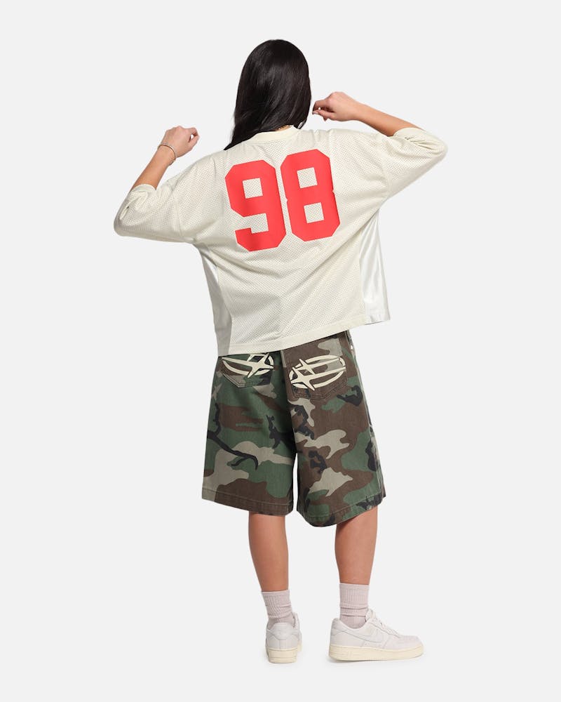 Loiter Cherry Jersey Off White/Red