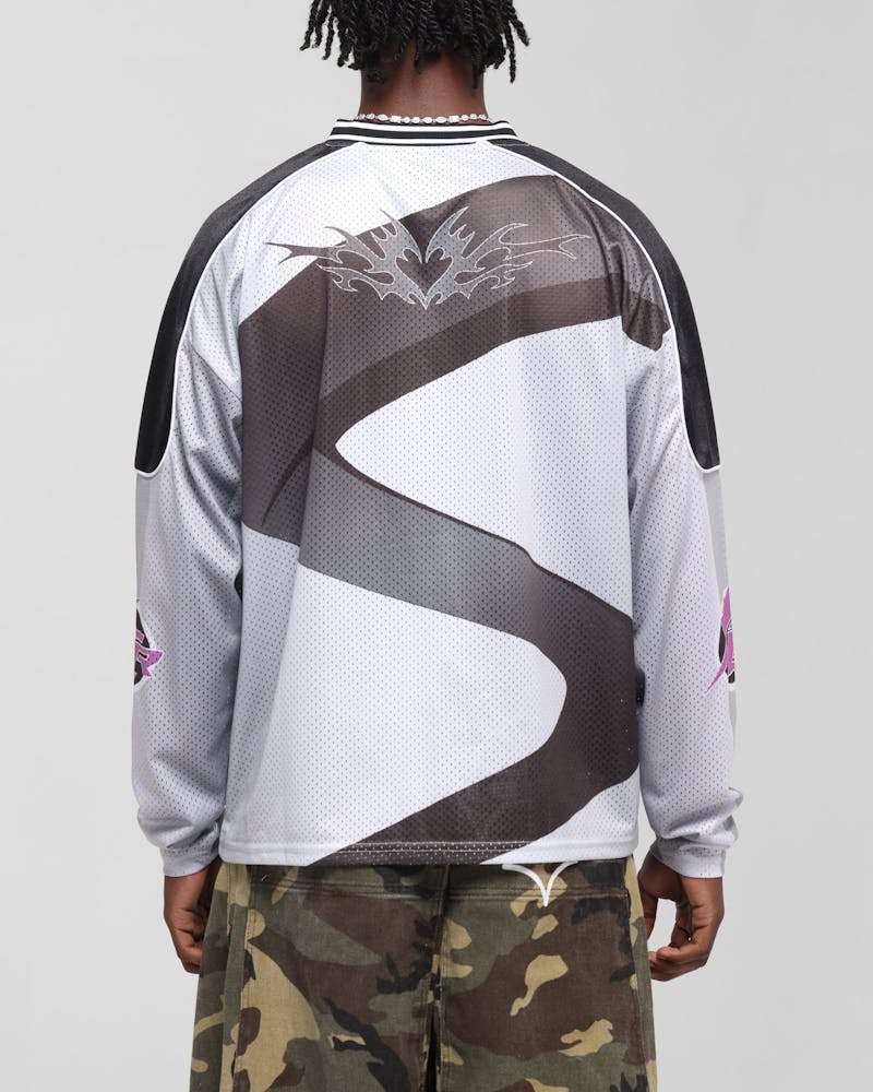 Loiter Cyber Hockey Jersey Grey/Black