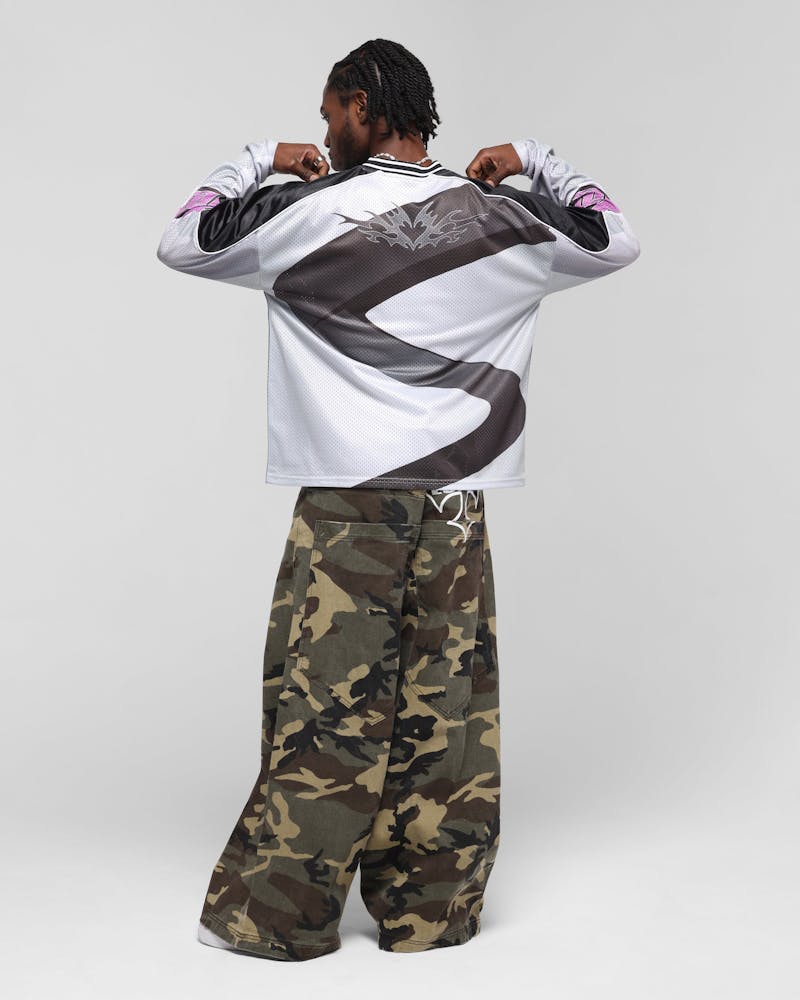 Loiter Cyber Hockey Jersey Grey/Black