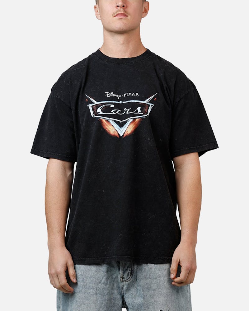 Goat Crew Disney And Pixar Cars Snot Rod Vintage T-Shirt Black Acidwash