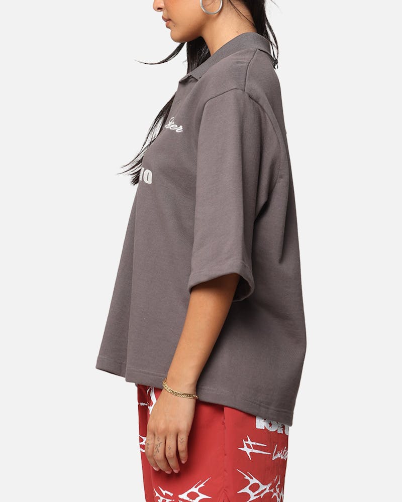Loiter Ibiza Polo Shirt Charcoal