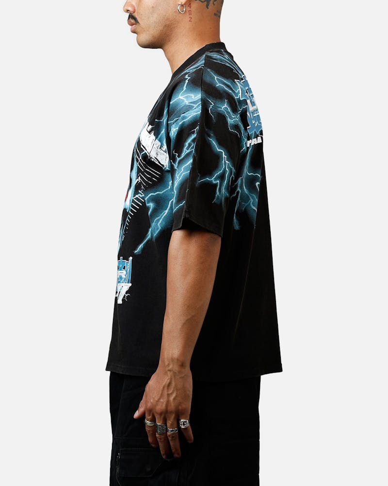 Loiter Greaser Vintage T-Shirt Black/Blue