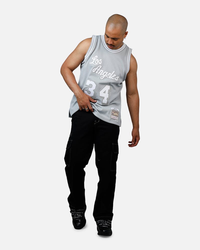 Mitchell & Ness Los Angeles Lakers Shaquille O'Neal 1996-1997 Swingman Jersey Grey