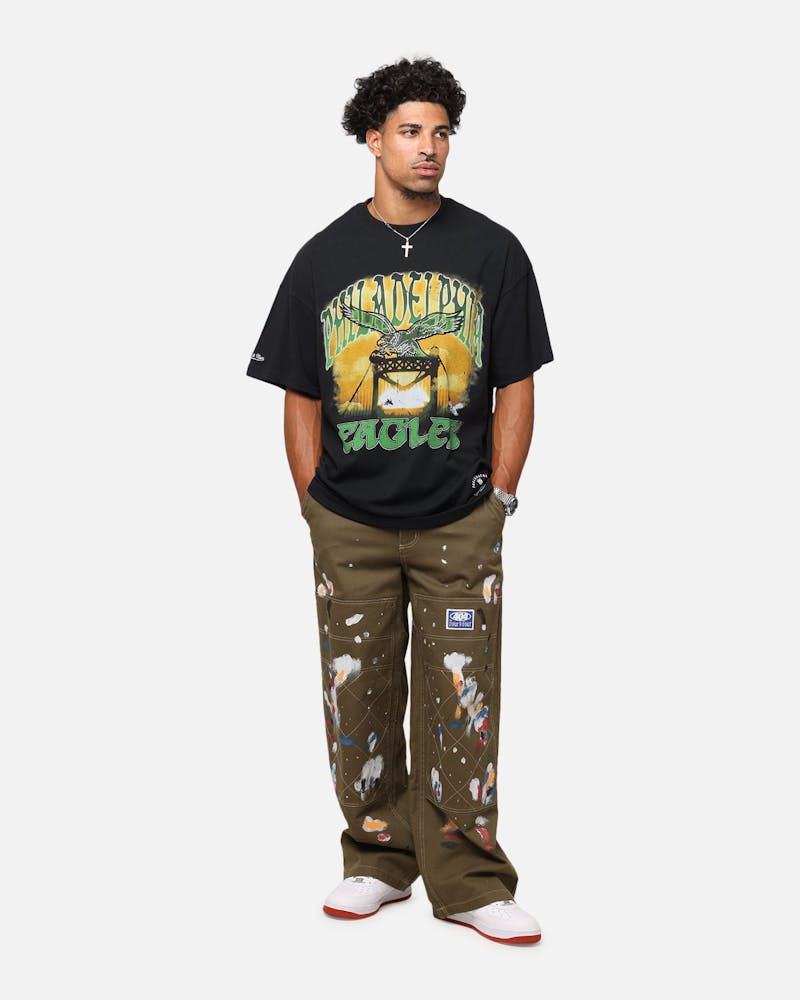 Mitchell & Ness Philadelphia Eagles Soaring T-Shirt Black