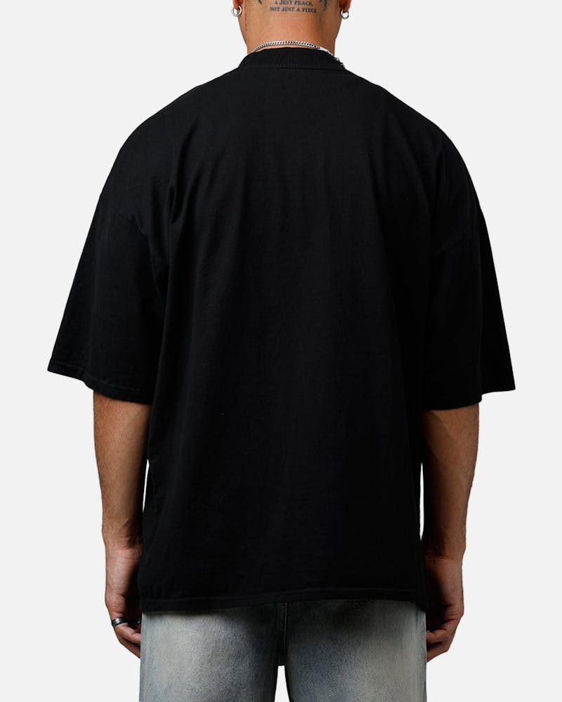 Carre Die Mock T-Shirt Black