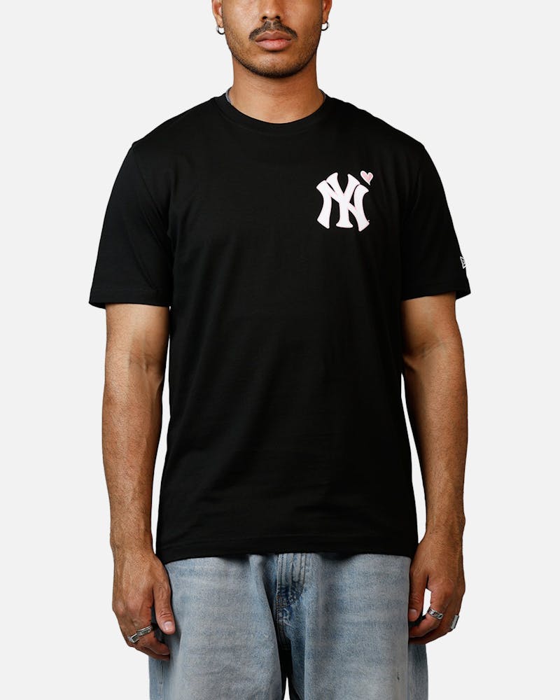 New Era New York Yankees Heart T-Shirt Black
