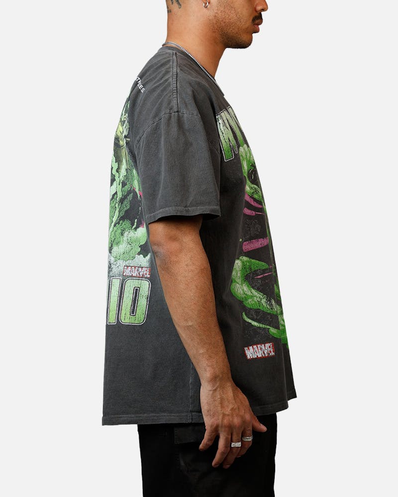 Goat Crew Marvel Sinister Six Mysterio Heavyweight T-Shirt Black Wash