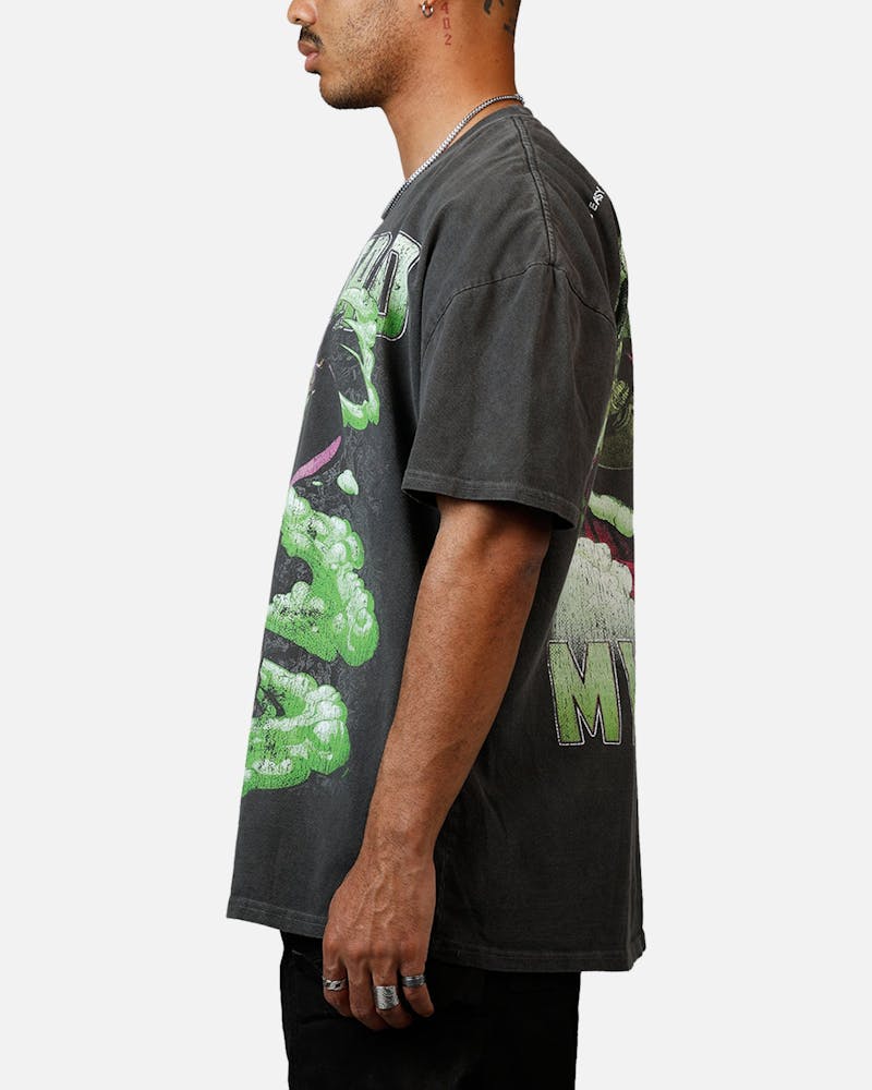 Goat Crew Marvel Sinister Six Mysterio Heavyweight T-Shirt Black Wash