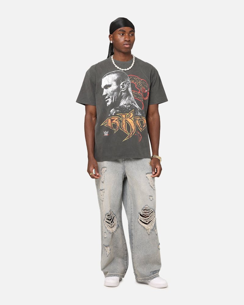 Culture Kings X WWE Randy Orton Royal Rumble Heavyweight T-Shirt Black Wash