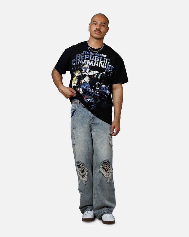 American Thrift Star Wars Battlefront Republic Commando Heavyweight T-Shirt Black