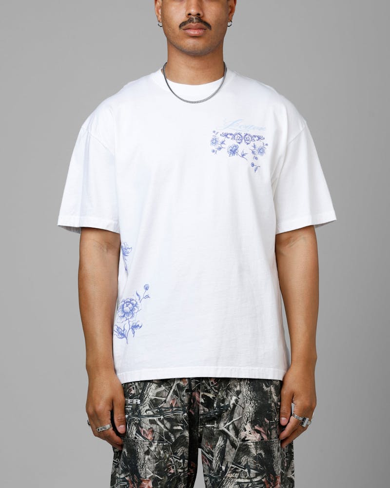 Loiter Fine China Heavyweight T-Shirt White