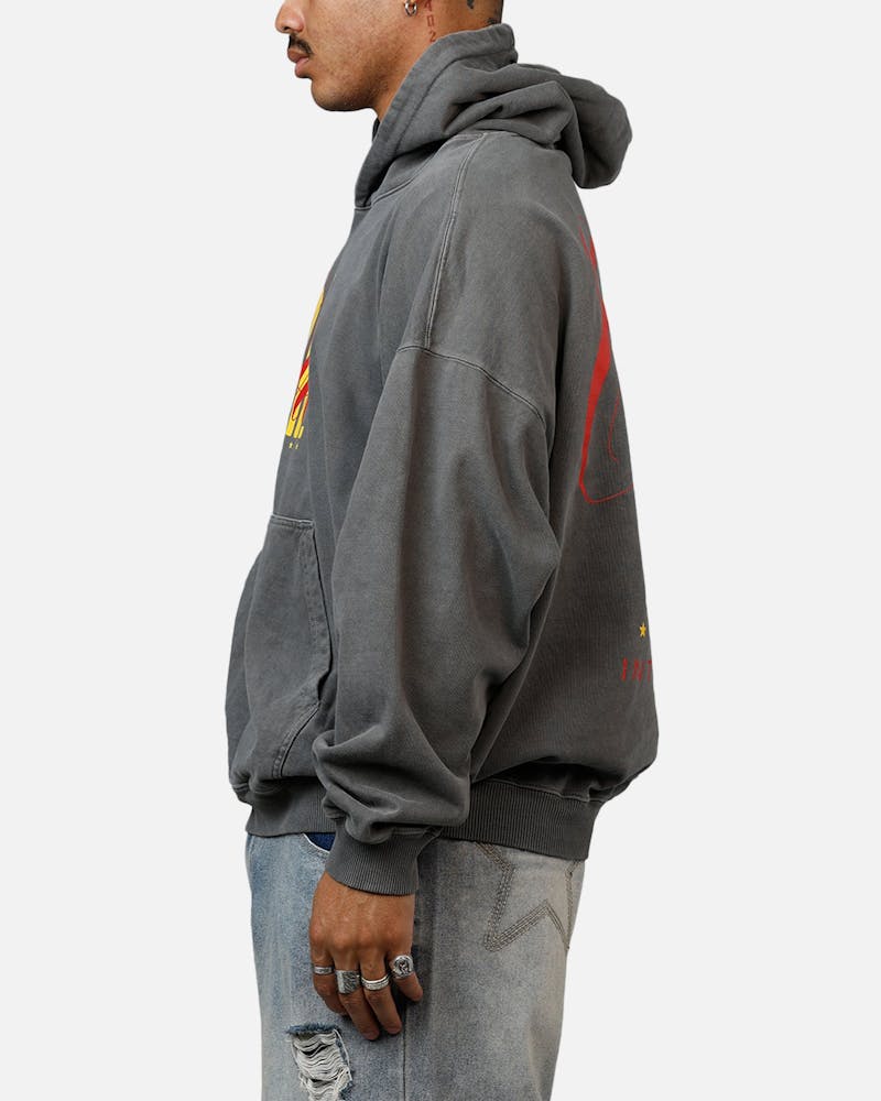 Carre Golden Scale Premium Hoodie Washed Charcoal