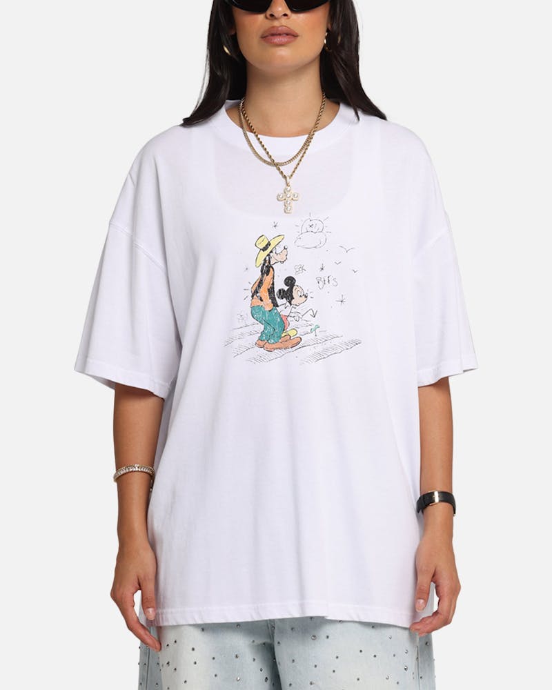 American Thrift Disney Best Friend's T-Shirt White