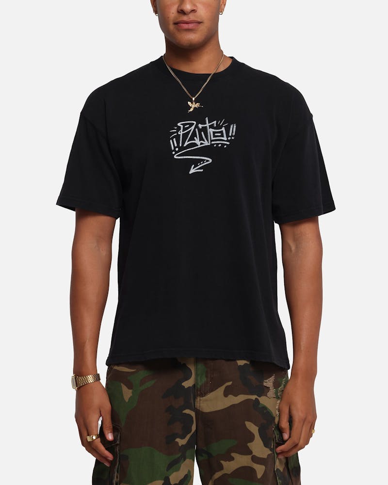 American Thrift Disney Pluto T-Shirt Black