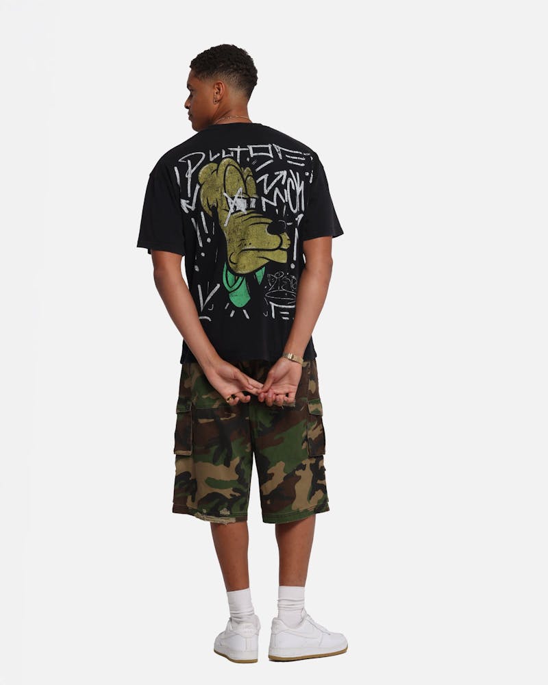 American Thrift Disney Pluto T-Shirt Black