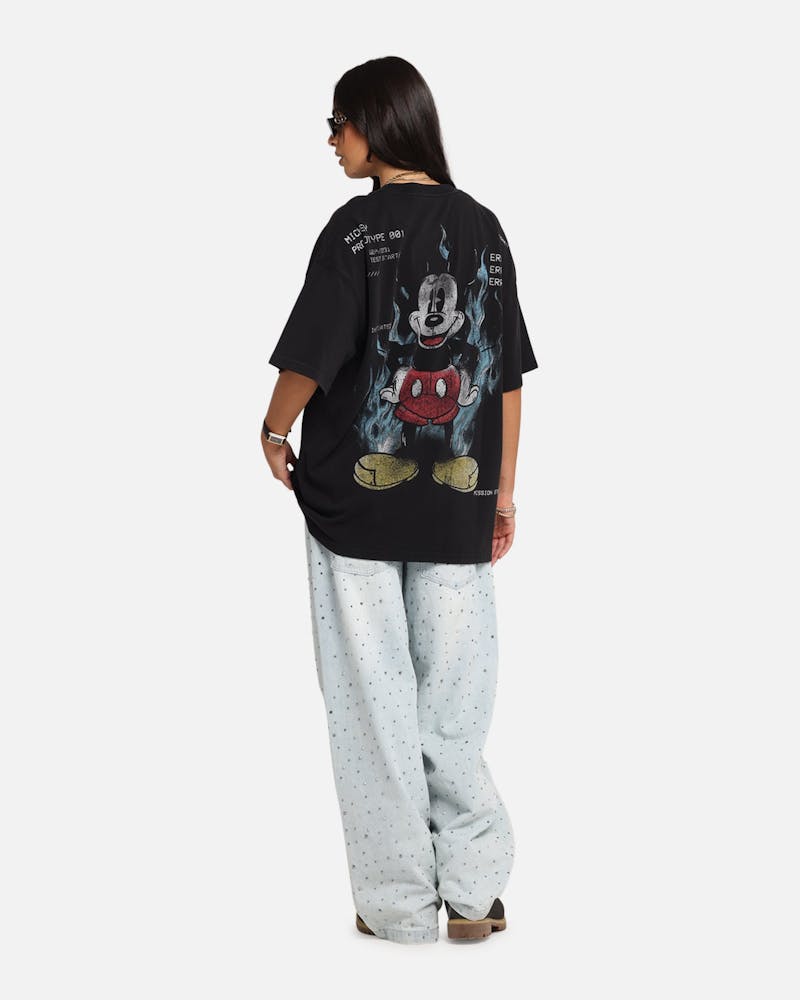 American Thrift Disney Mickey Prototype 001 T-Shirt Black