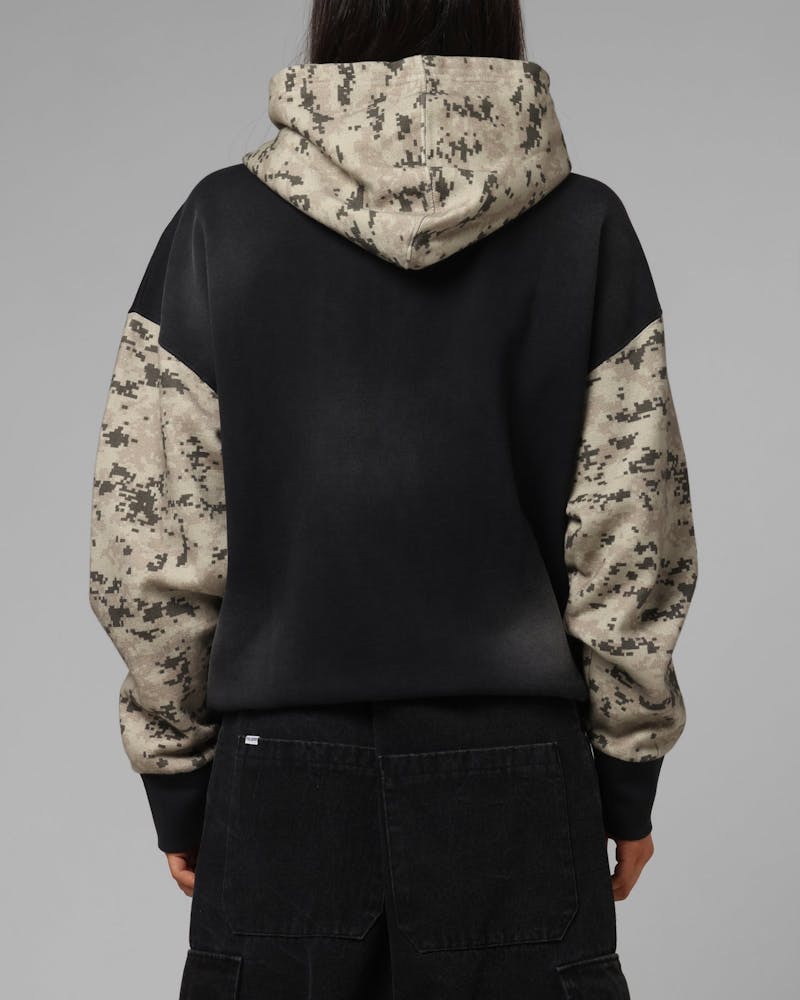 Loiter Cosmos Zip Hoodie Black/Camo