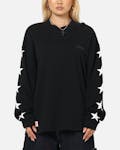 Carre Waffle Workwear Long Sleeve T-Shirt Grey