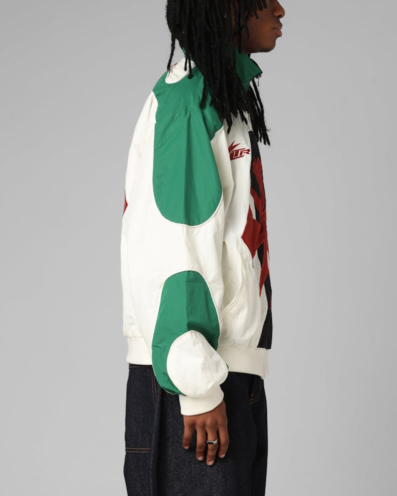 Loiter Club Classic Track Jacket White/Green