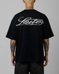 Loiter Script Boxy T-Shirt Off White