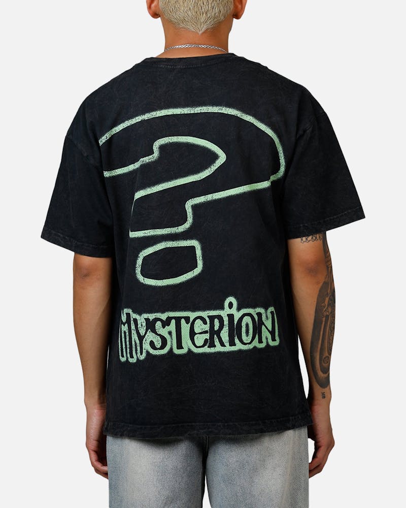 73 Studio x South Park Mysterion Heavyweight T-Shirt Black Acidwash