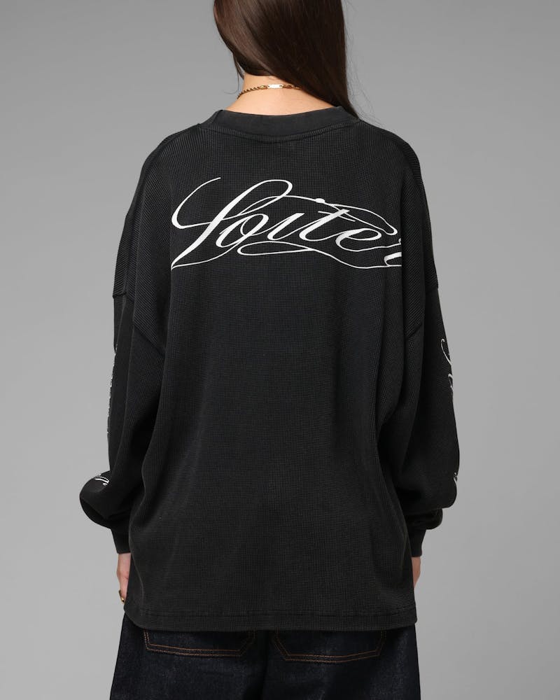 Loiter Purity Thermal Long Sleeve T-Shirt Black