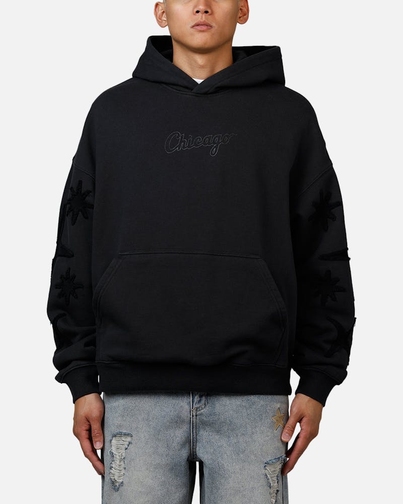 Mitchell & Ness Chicago White Sox Starburst Hoodie Faded Black