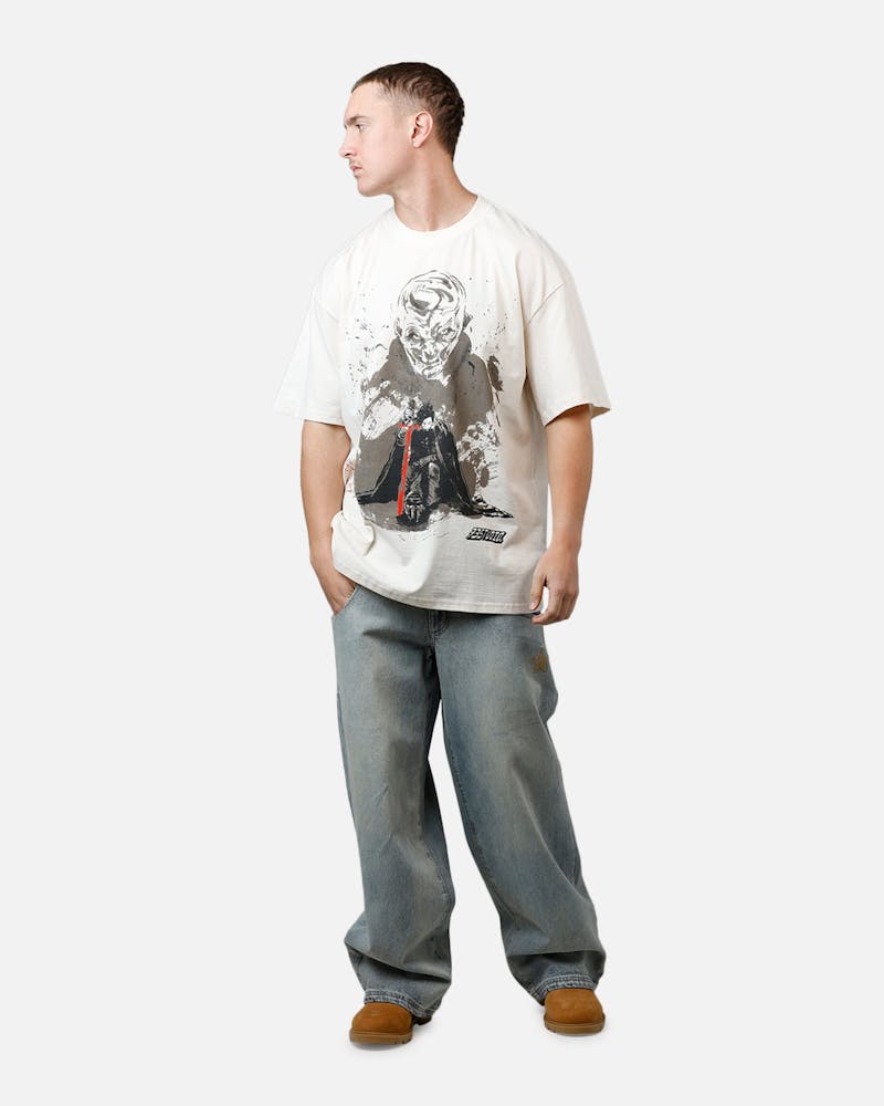 73 Studio Star Wars Takumi Last Jedi Vintage T-Shirt Off White