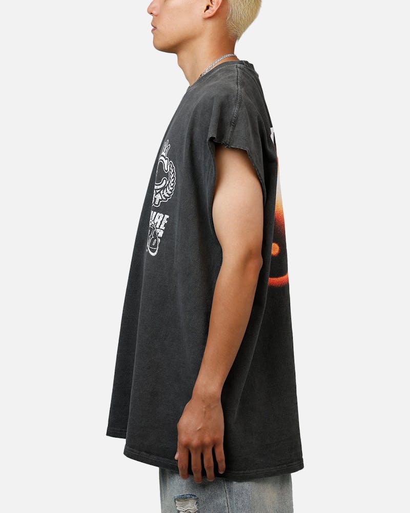 Culture Kings X 88Rising Degrees Muscle T-Shirt Black Wash