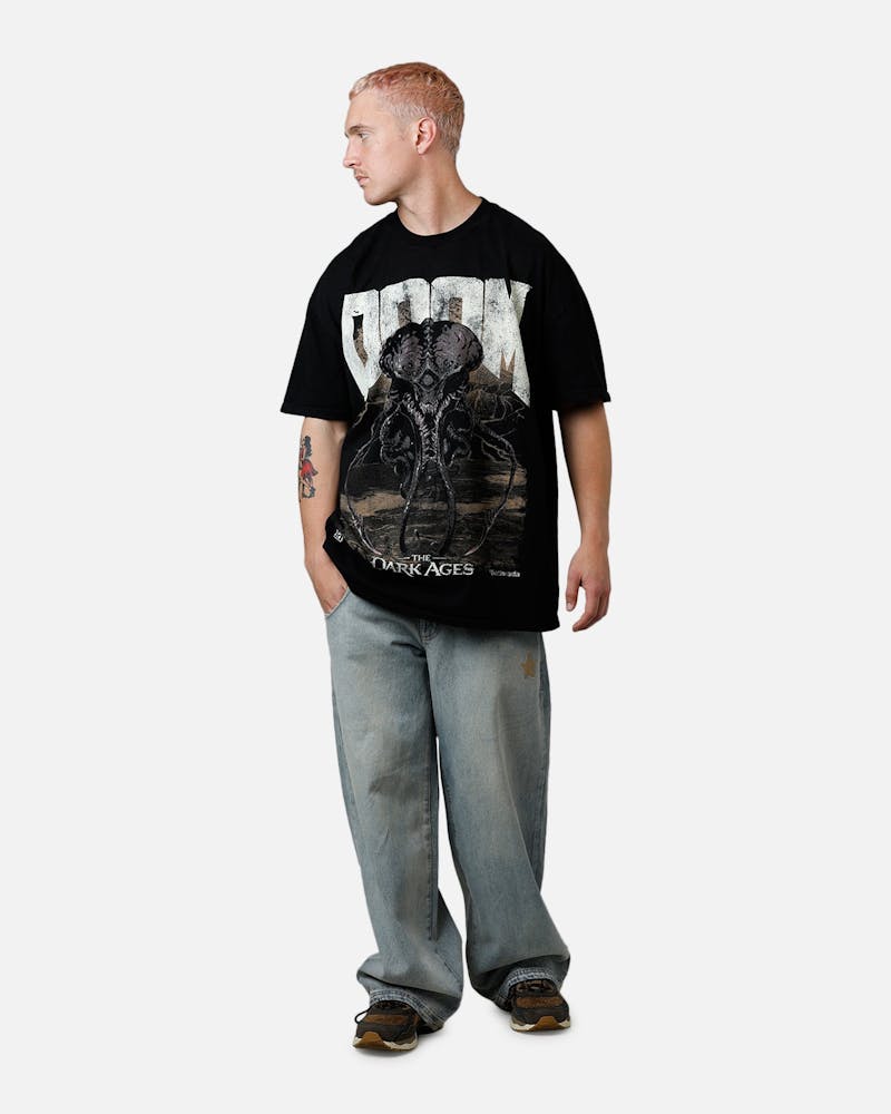 73 Studio X Doom Cacodemon Metal T-Shirt Black