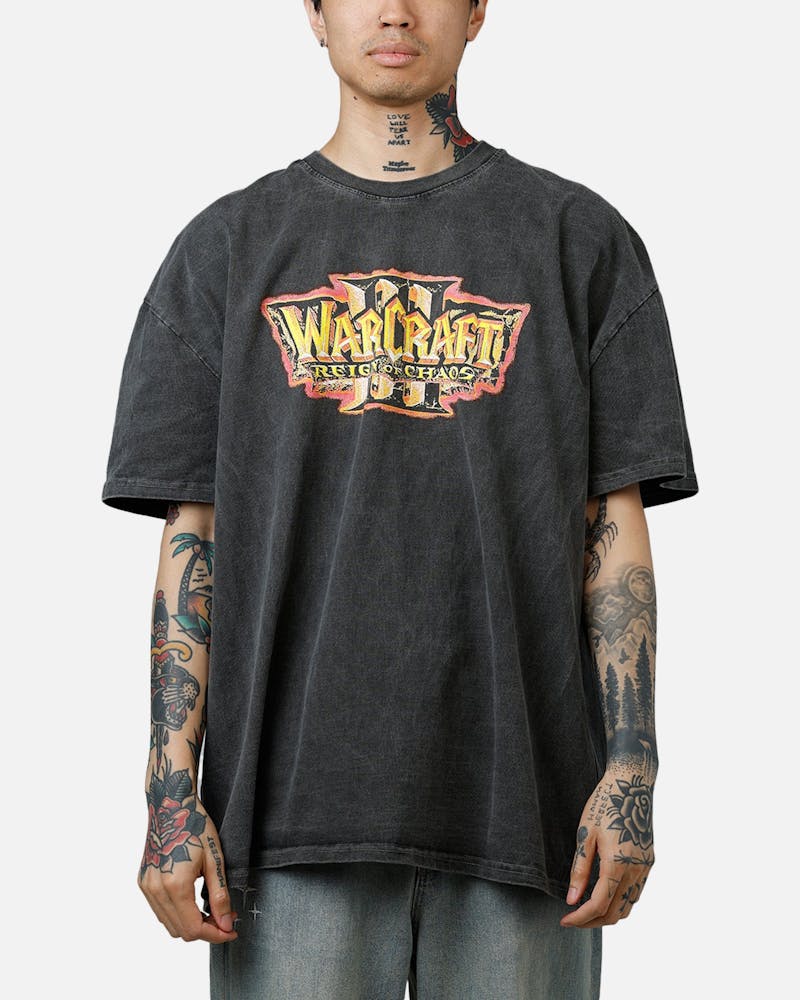 American Thrift X Warcraft: Reign Of Chaos T-Shirt Black Wash