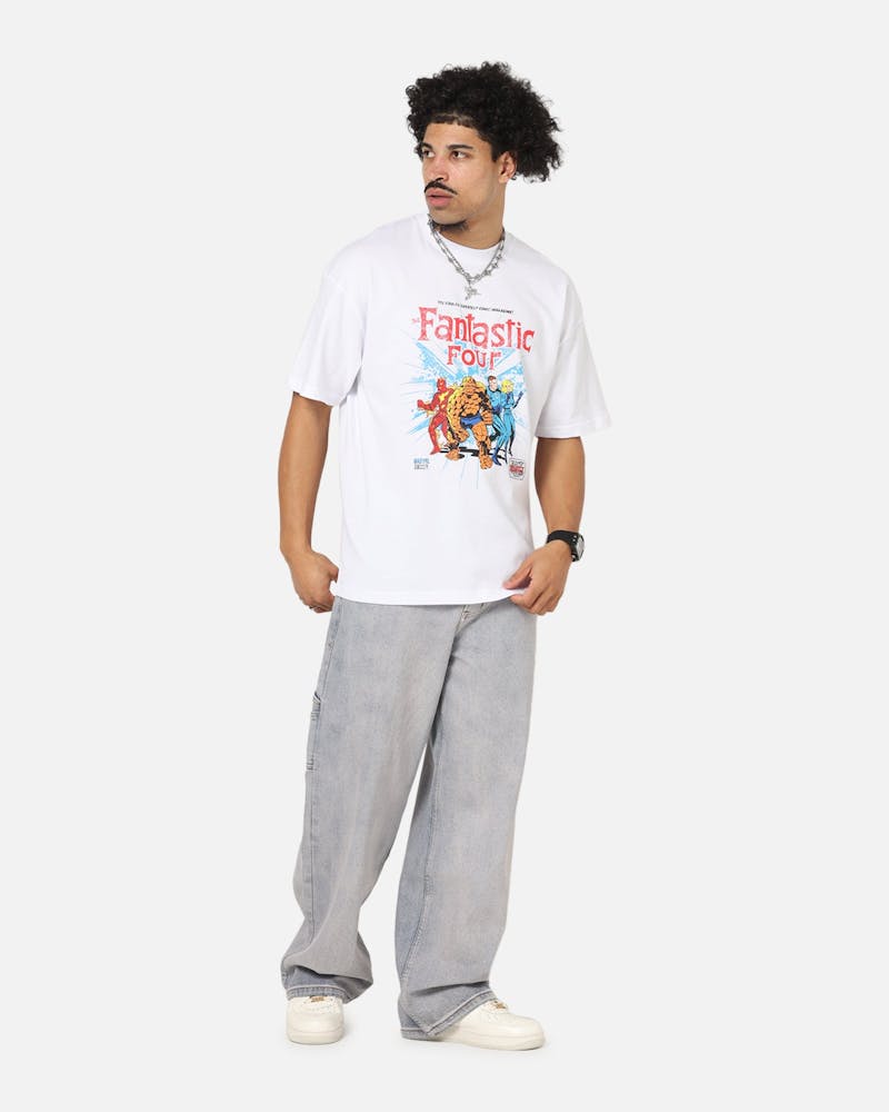 73 Studio Marvel Fantastic Four Group T-Shirt White