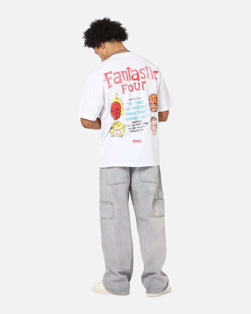 73 Studio Marvel Fantastic Four Group T-Shirt White