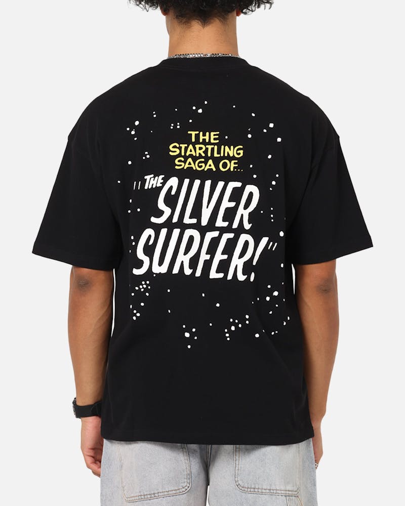 73 Studio Marvel Fantastic Four Silver Surfer Saga T-Shirt Black