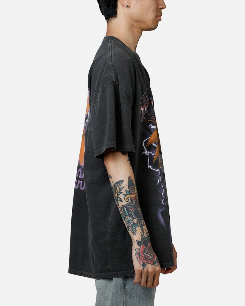 73 Studio X Naruto Six Paths Of Pain Heavyweight T-Shirt Black Wash