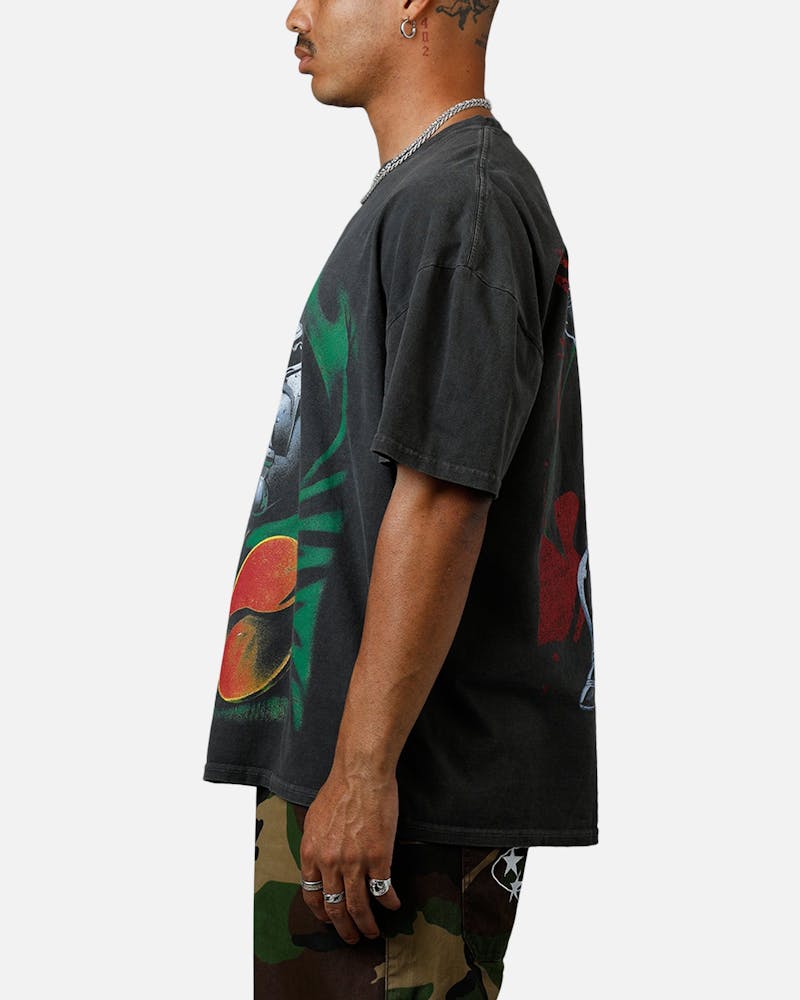 American Thrift Marvel Doctor Doom Heavyweight T-Shirt Black Wash
