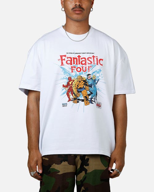 Marvel Silver Surfer Heavyweight T-Shirt Off White