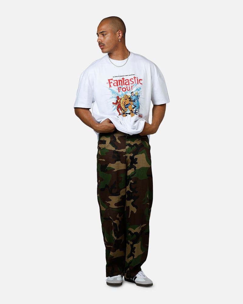 American Thrift Marvel Fantastic Four Group Vintage T-Shirt White