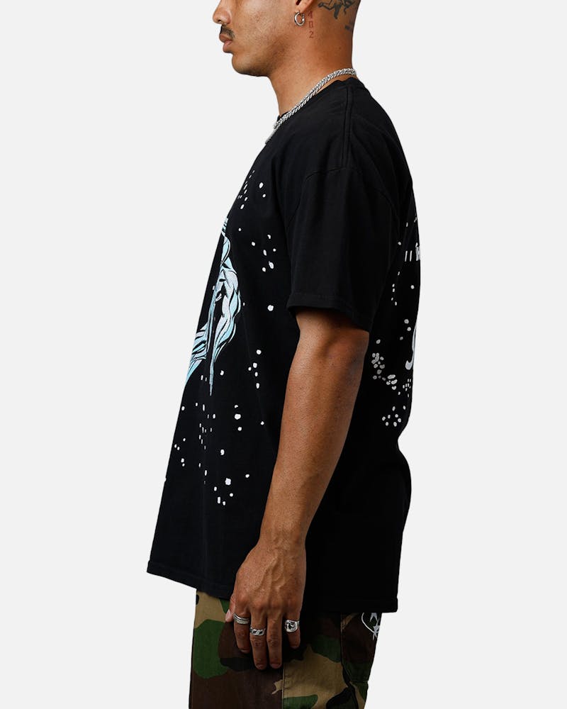 American Thrift Marvel Fantastic Four Silver Surfer Vintage T-Shirt Black