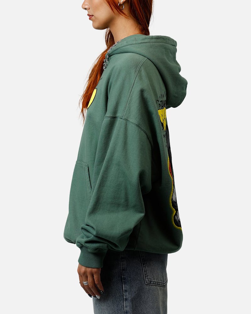 American Thrift Marvel Fantastic Four Doctor Doom Villian Premium Hoodie Green