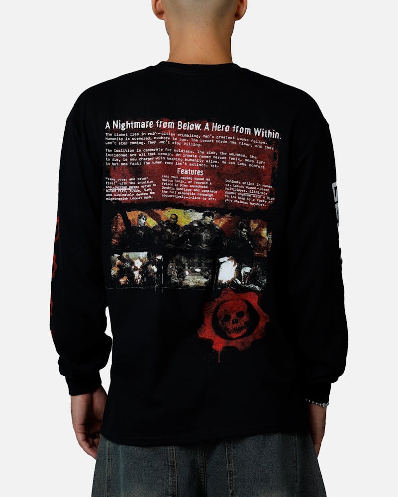 73 Studio X Gears Of War Gears Of Wear Long Sleeve T-Shirt Black